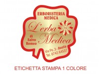 Etichette adesive per erboristerie, cosmetica, cosmesi (mm 39X39)  (cod.7M )